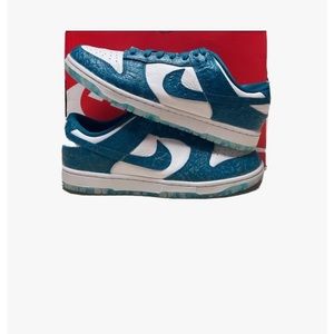 Nike low dunk Ocean DV3029100 sneakers women’s 12.5 men’s 11 EUC